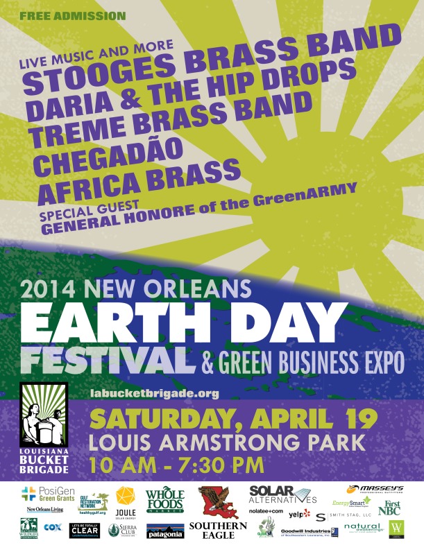 2014 New Orleans Earth Day Festival & Green Business Expo Poster
